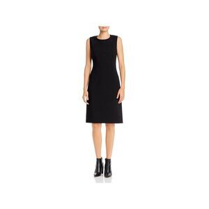 KOBI HALPERIN Womens Black Bodice Lined Sleeveless Above The Knee Sheath Dress 6